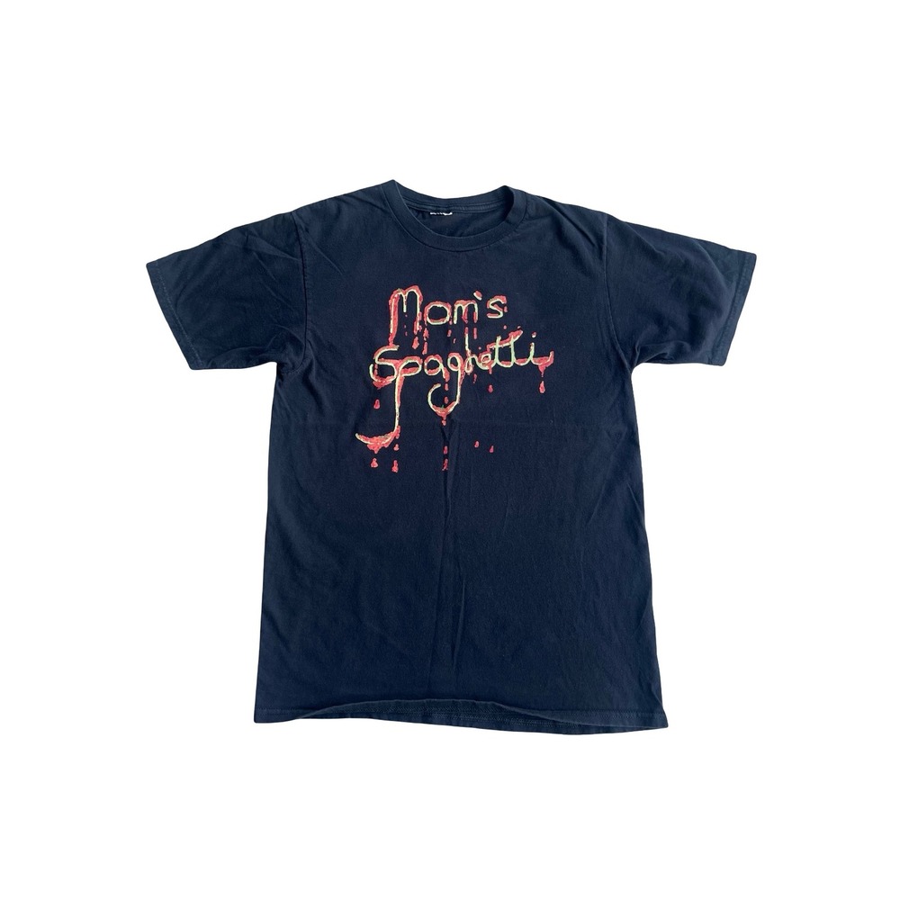 Eminem Moms Spaghetti Graphic T-Shirt Black Hip Hop Merch Adult Small